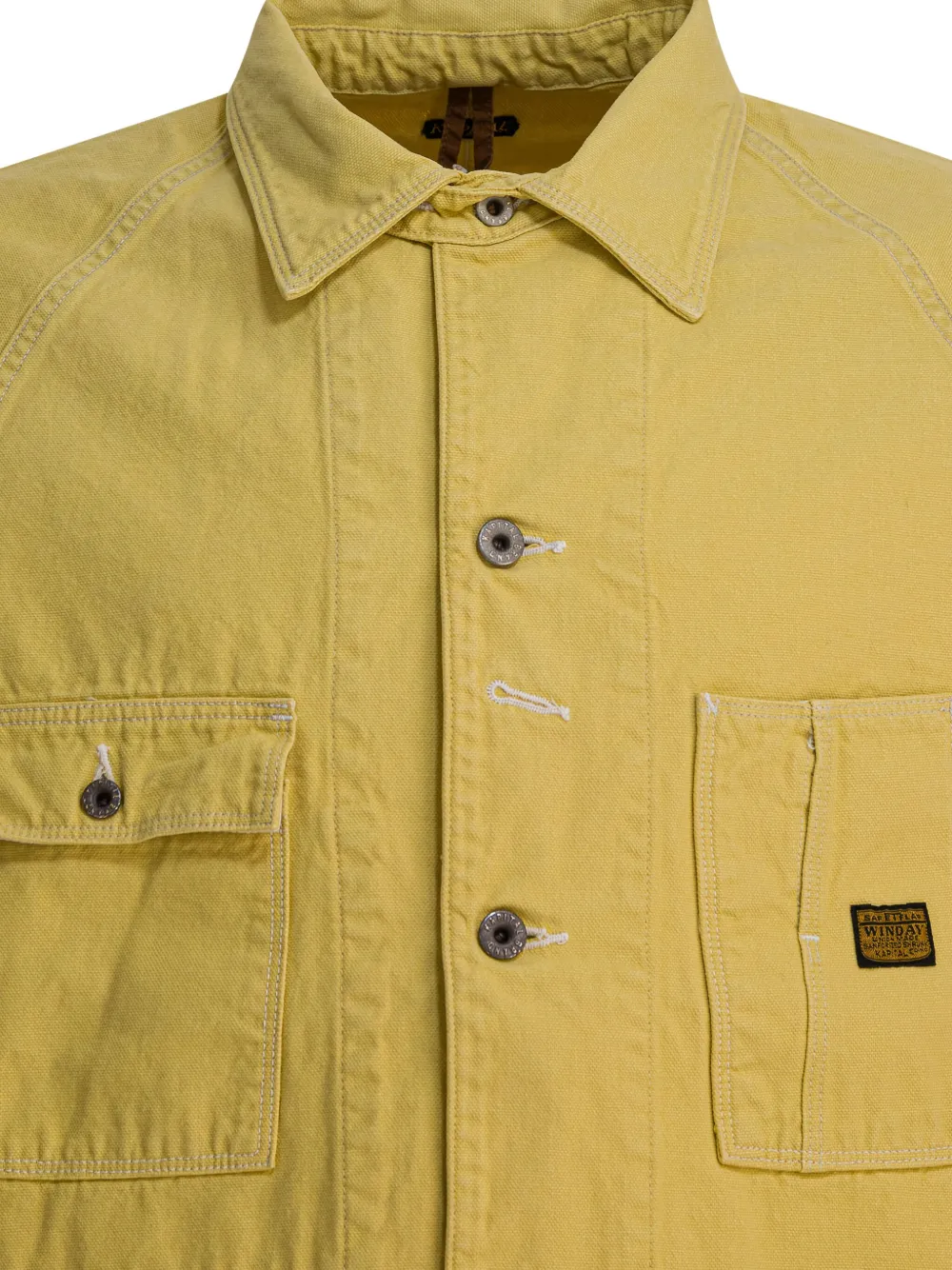 KAPITAL ラグランスリーブ シャツジャケット | イエロー | FARFETCH JP