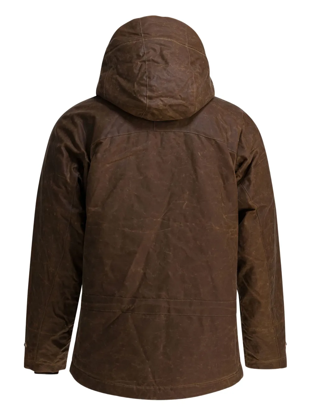 Ceccarelli Hooded Padded Jacket In Brown