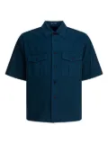 Auralee double-pocket cotton shirt - Blue