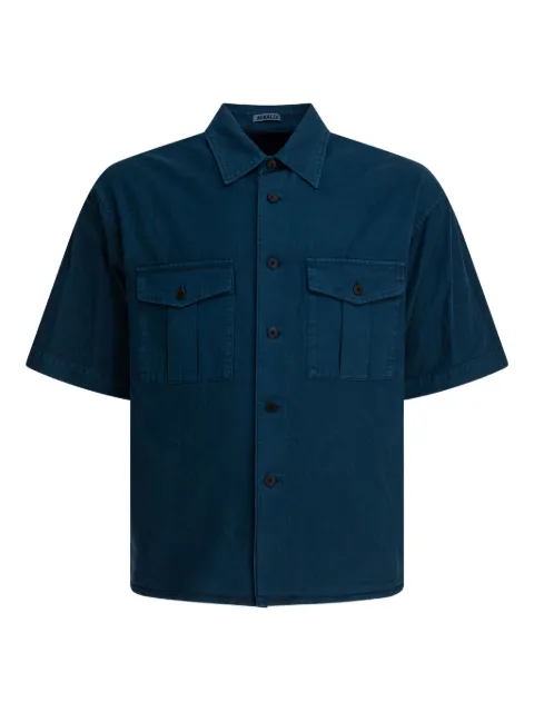 Auralee double-pocket cotton shirt