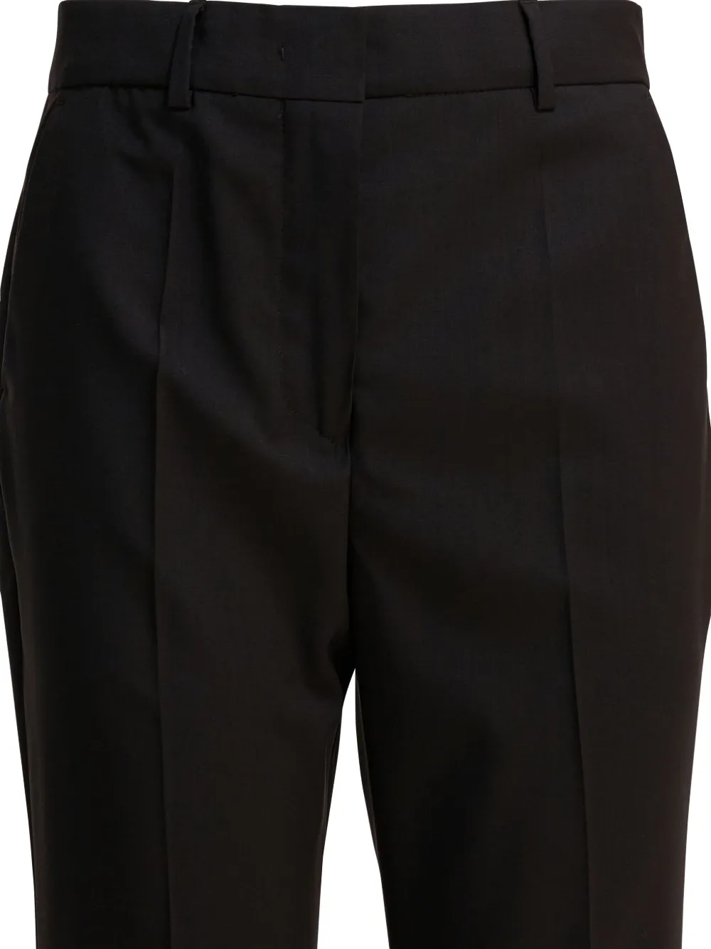 Max Mara Pressed-crease Trousers In Brown