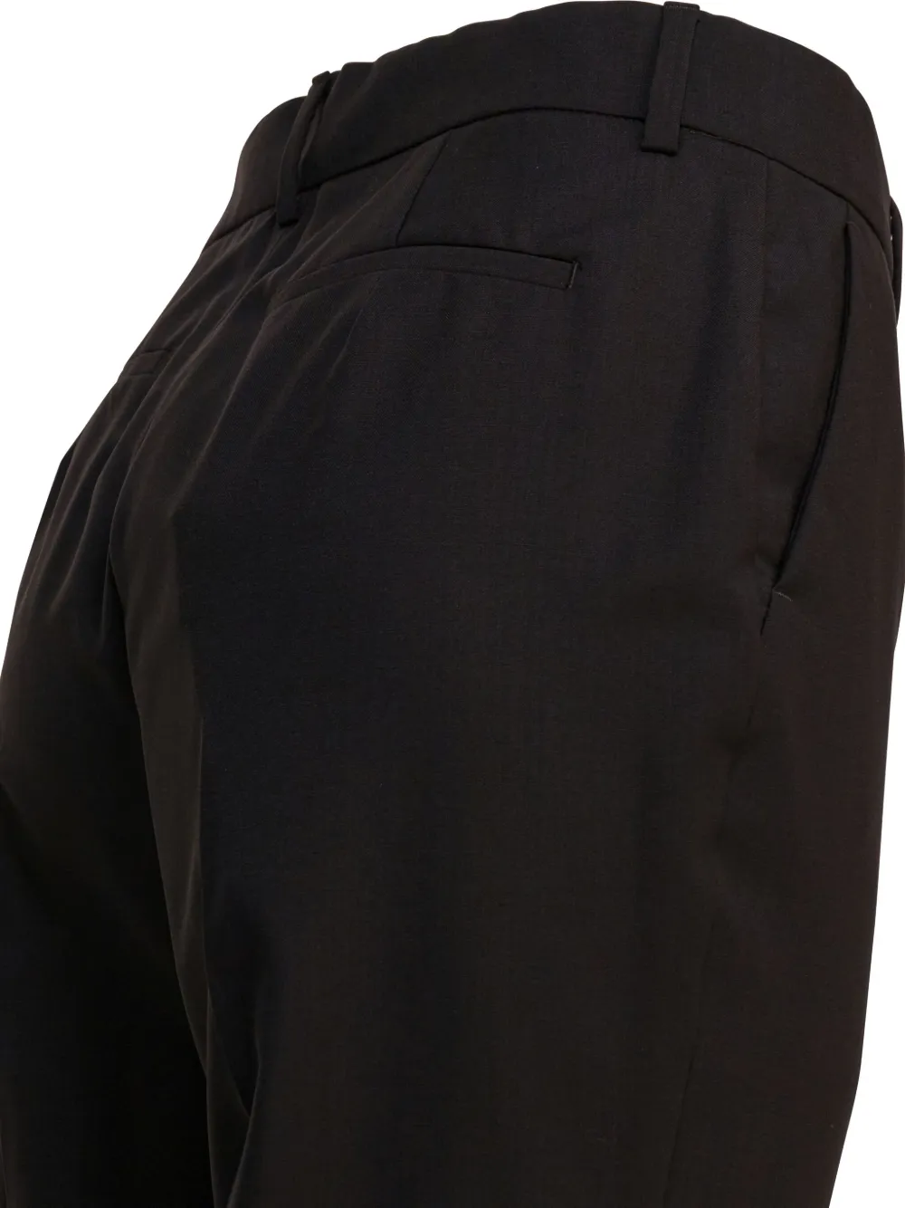 Max Mara Pressed-crease Trousers In Brown