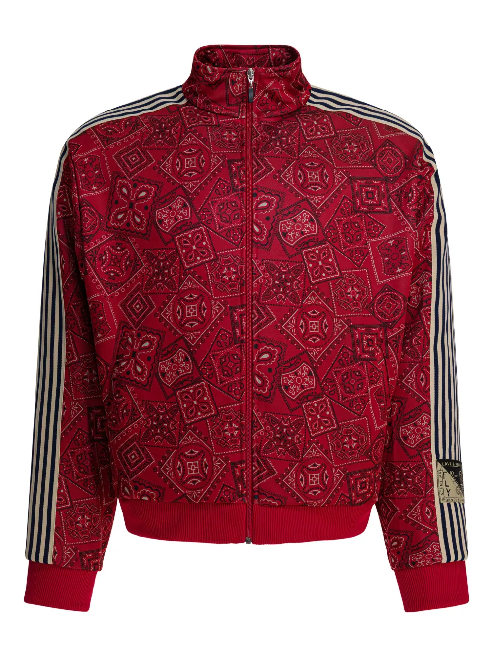 Kapital Paisley-pattern Track Jacket In Red