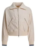 KAPITAL zip-front ribbed-cuff jacket - Neutrals