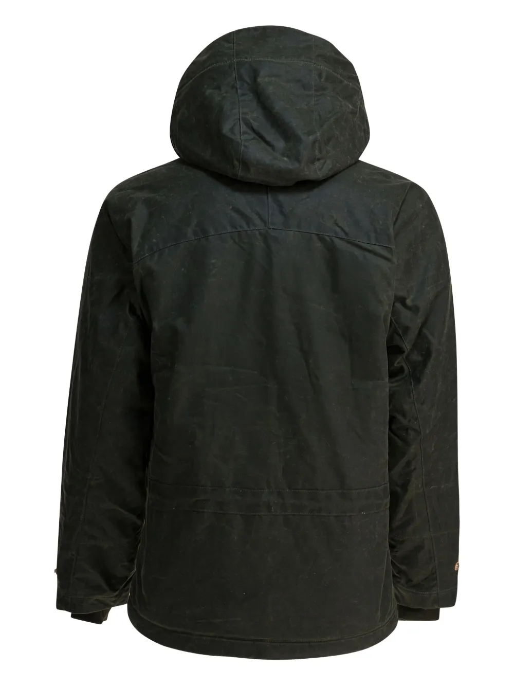 Ceccarelli Panelled Hooded Jacket In Green