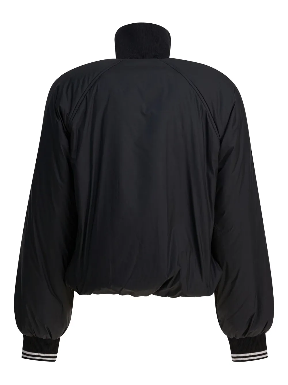 Pinko High-neck Zip-front Jacket In Black