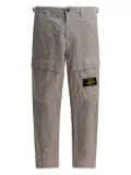 Stone Island pinstripe-pattern cargo-pockets trousers - Grey