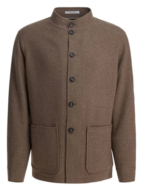 Tagliatore button-front patch-pocket coat