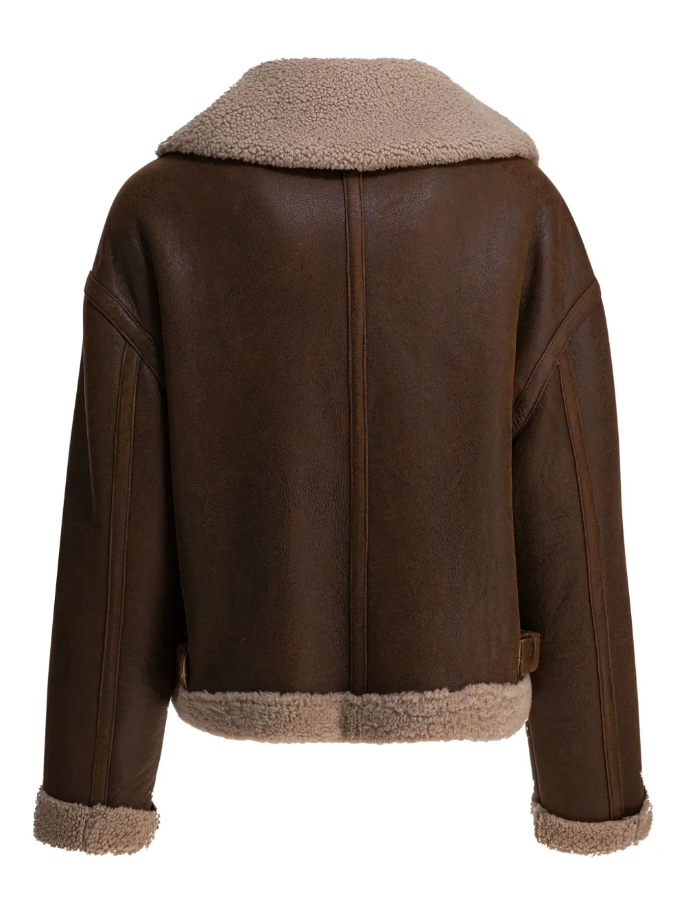 Salvatore Santoro shearling-trim jacket | Leather Jackets | Image 2