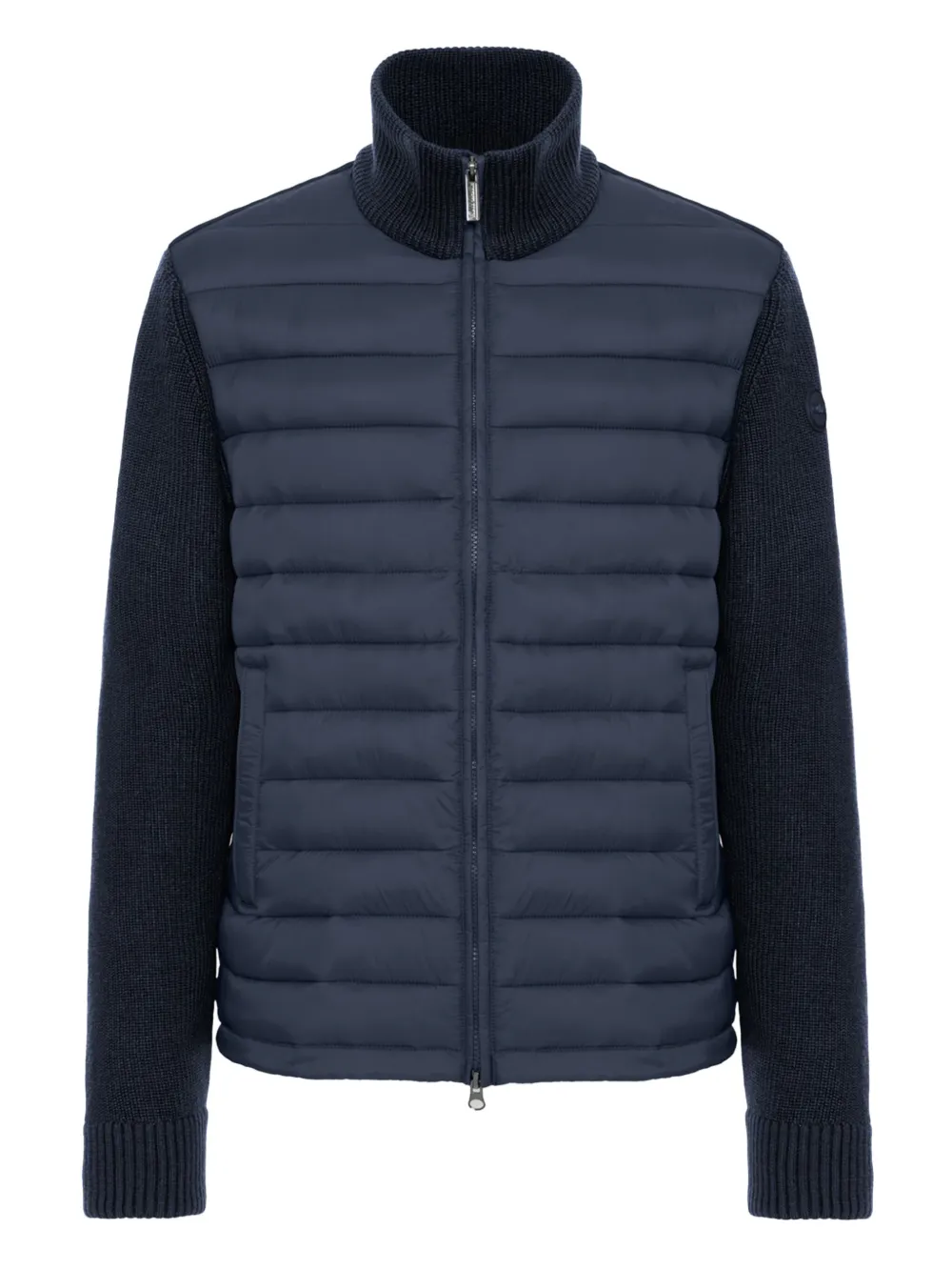 Colmar quilted ribbed-knit jacket | Blue | Image 1