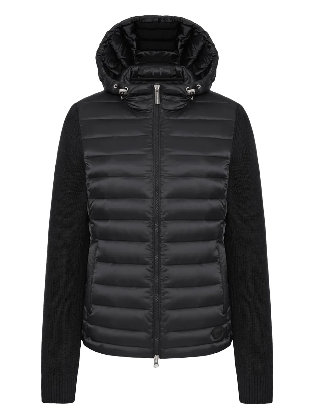 Colmar Giubbino Con Cappuccio E Maniche In Maglia Nero In Black