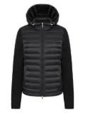 Colmar zip-fastening hooded quilted jacket - Black