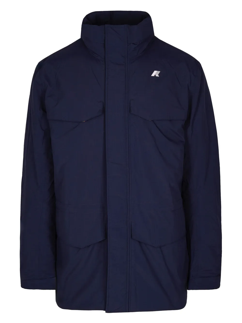 K-Way flap-pocket zip-fastening jacket - ブルー K-Way flap-pocket zip-fastening jacket - ブルー