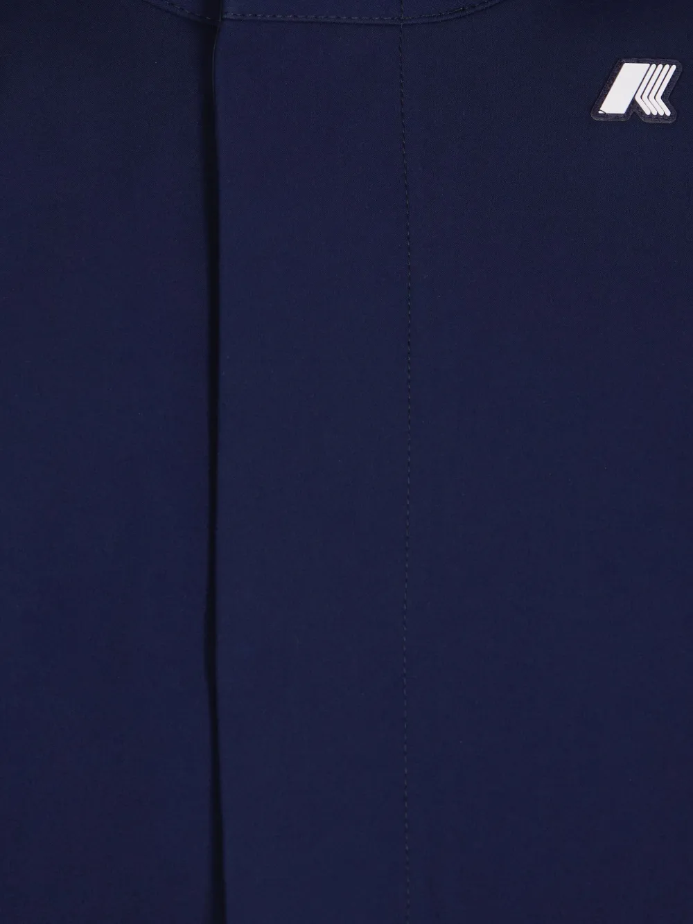 K-Way Jack met verborgen rits en capuchon Blauw