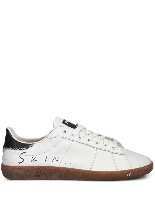 Patrizia Pepe logo-print Sneakers White FARFETCH KW