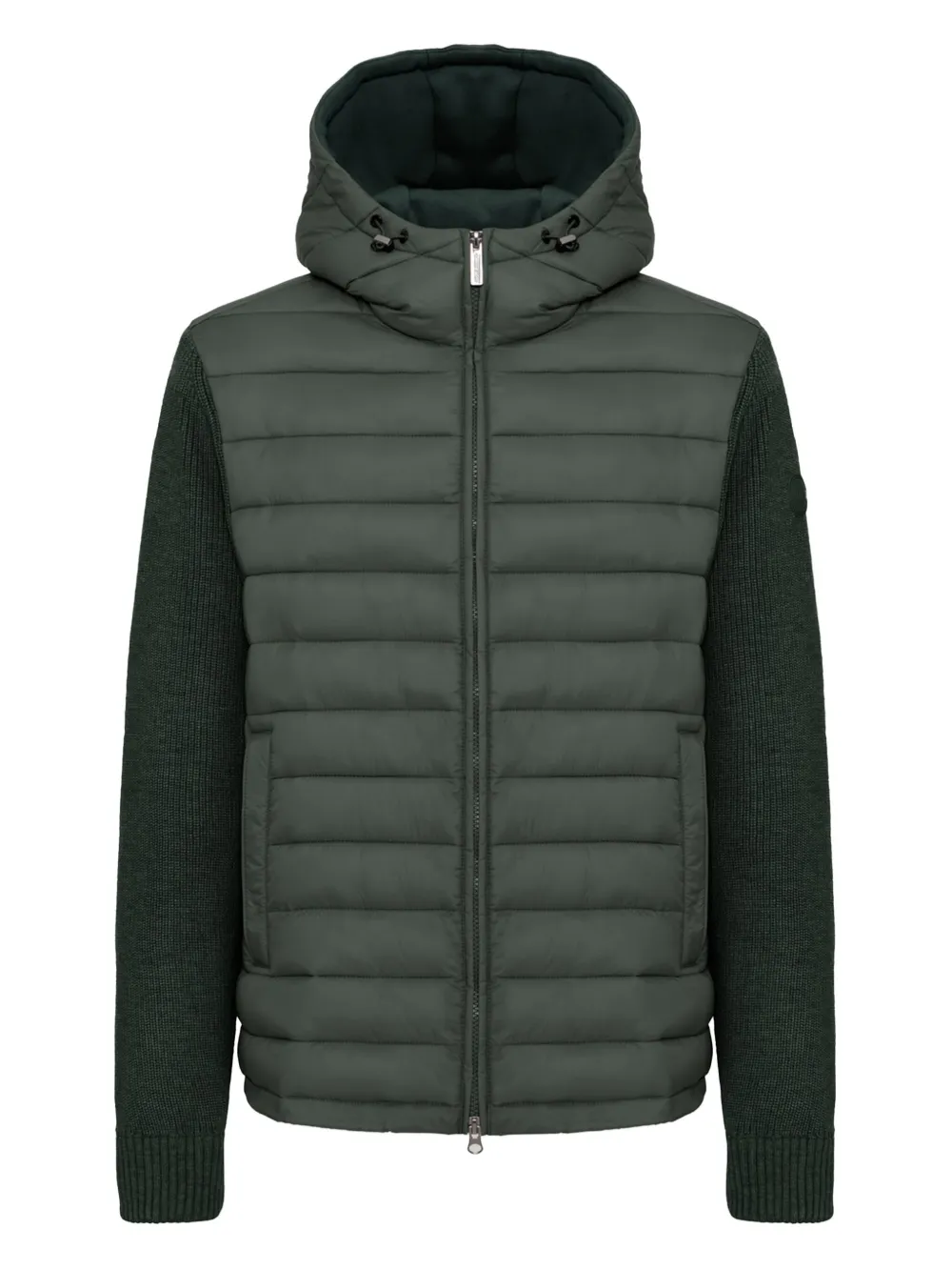 Colmar quilted hooded down jacket | Green | Image 1