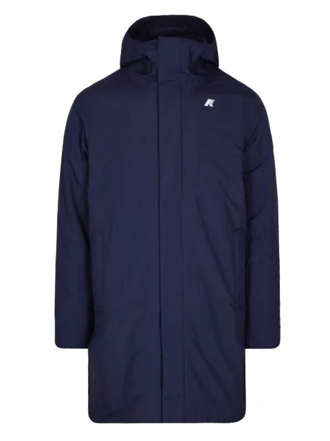 K-Way hooded long-sleeves coat