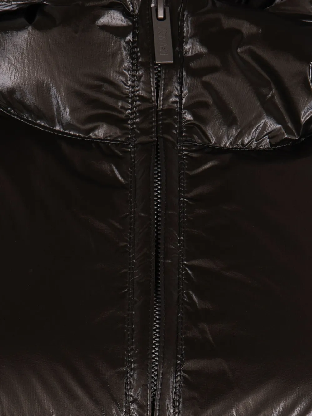 K-way Piumino Lethille Thermo Microfiber Black Olive In Brown