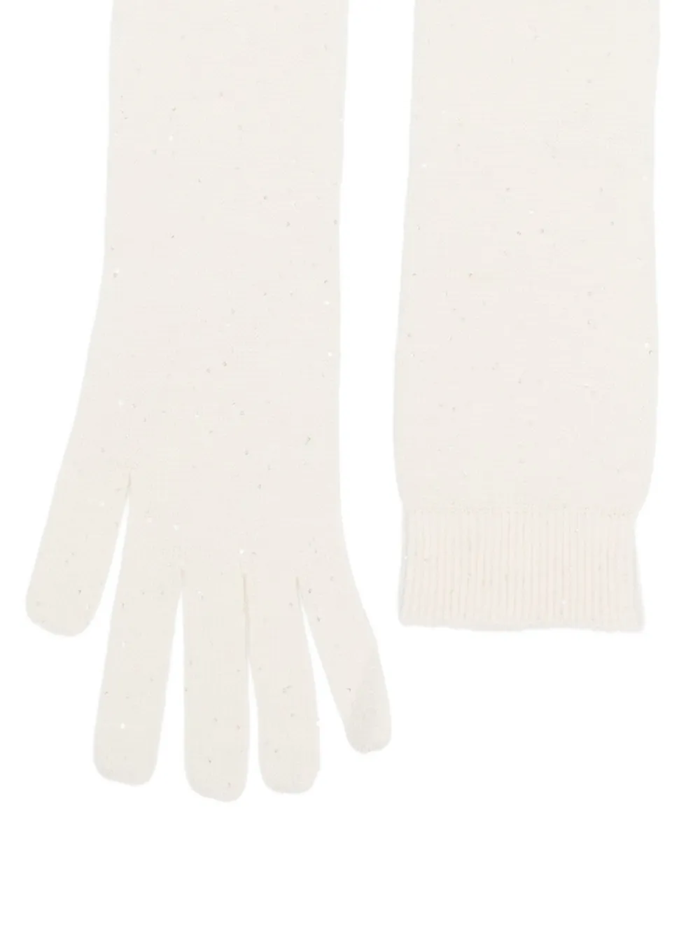 Fabiana Filippi Vingerloze handschoenen Beige