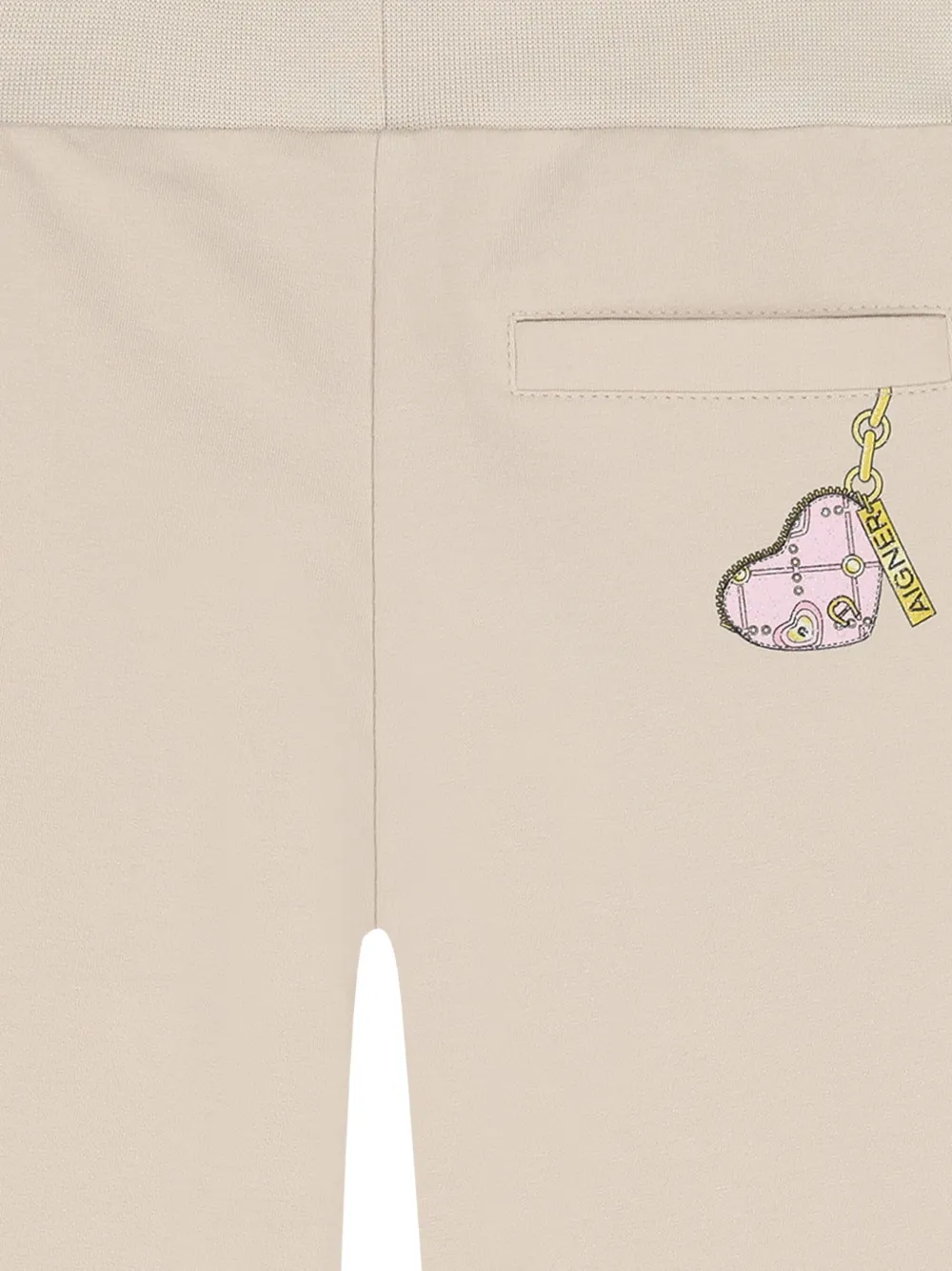 Aigner Graphic-print Trousers In Neutral