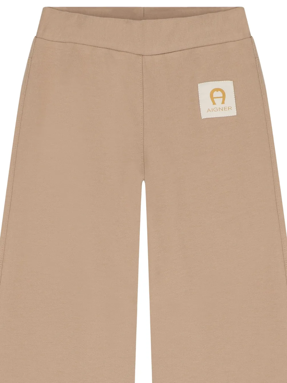 Aigner Kids Broek met logoplakkaat Bruin