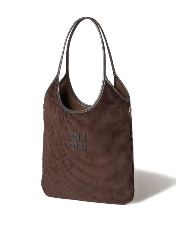 miu miu ブラウン ショルダーバッグ Miu Miu Beau ショルダーバッグ | ブラウン | FARFETCH JP