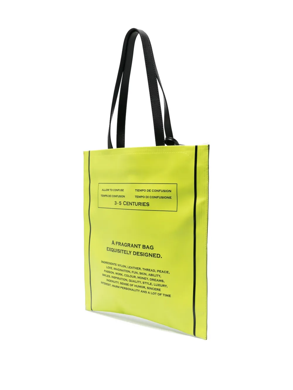 Moschino Shopper met logoprint Groen