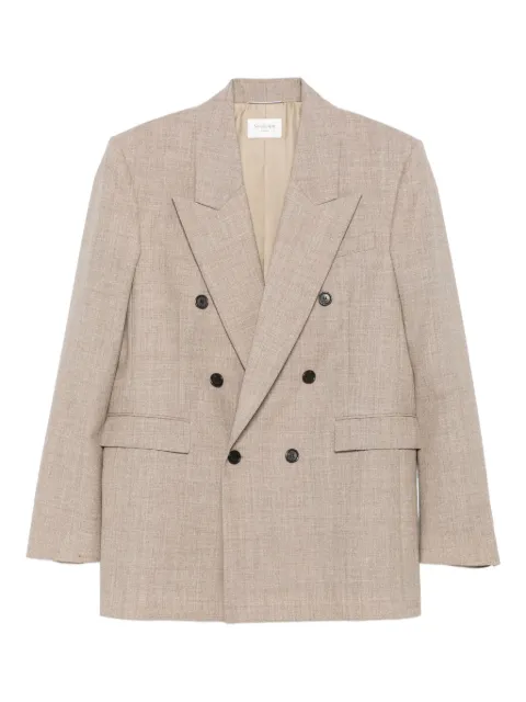 Saint Laurent double-breasted wool blazer