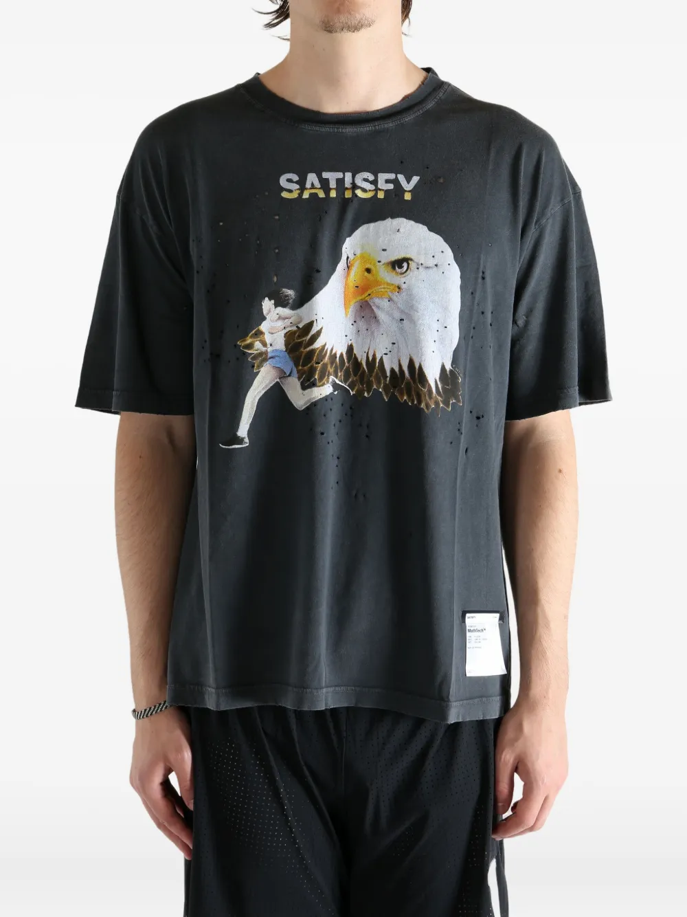 Satisfy Crew Neck T-shirt In Black