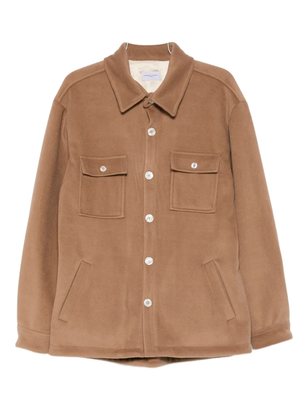Family First button-fastening jacket | marrón | Image 1