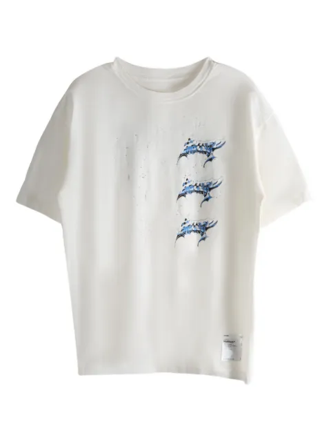 Satisfy MothTech distressed print T-shirt