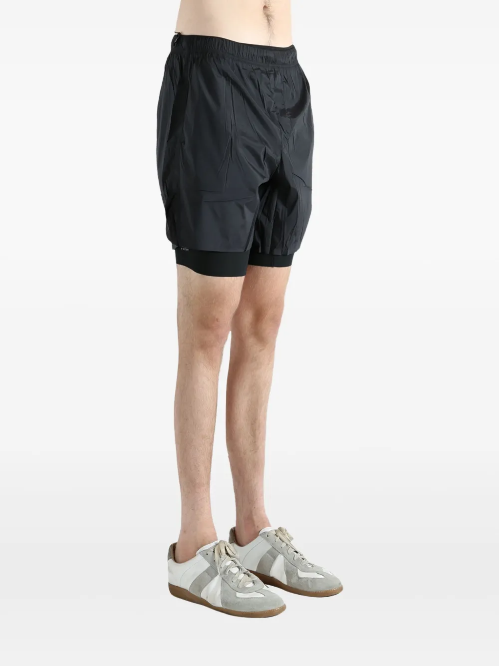 Satisfy double-layer shorts Zwart