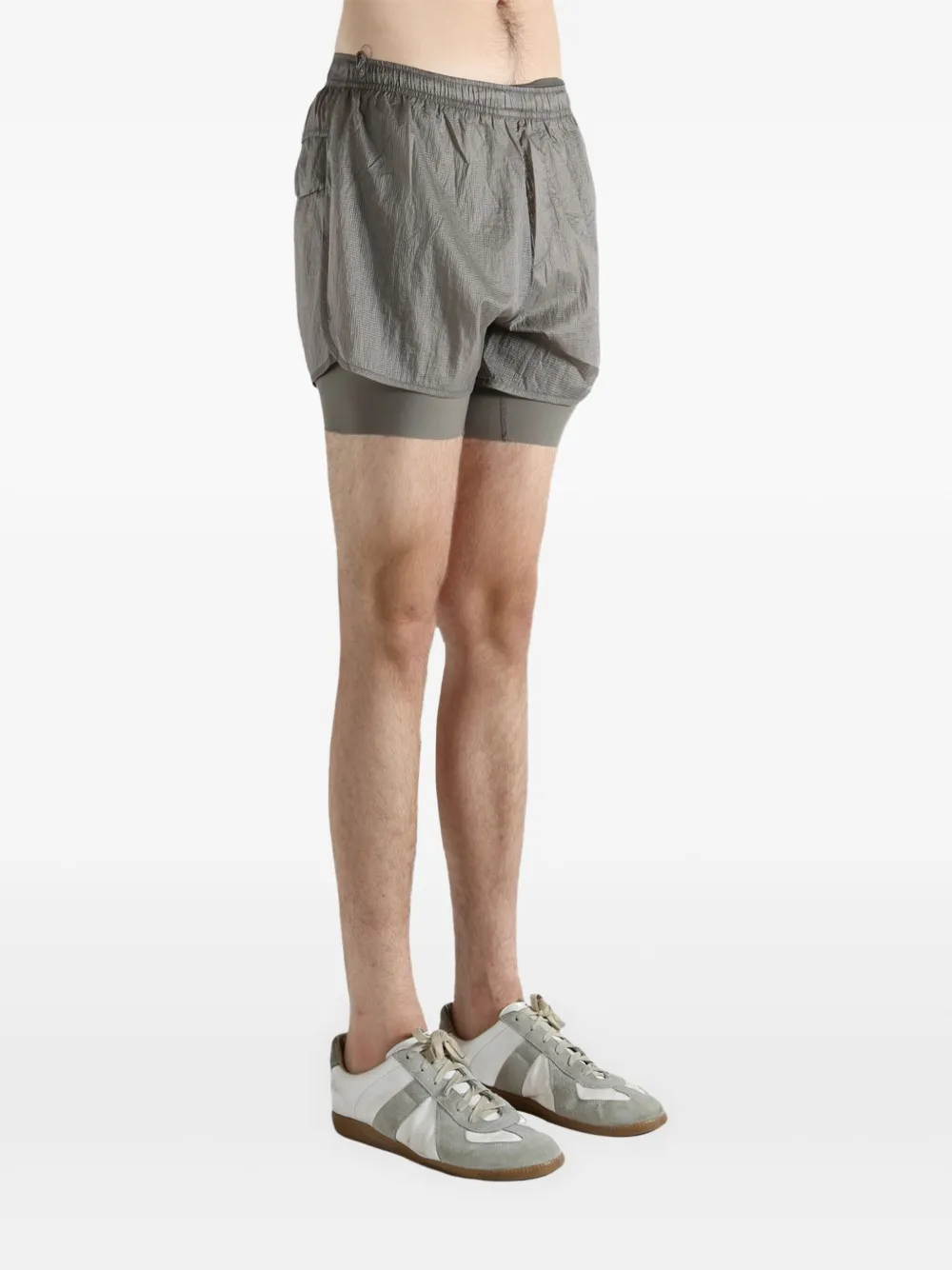 Satisfy Rippy™ 3 double-layer shorts Grijs