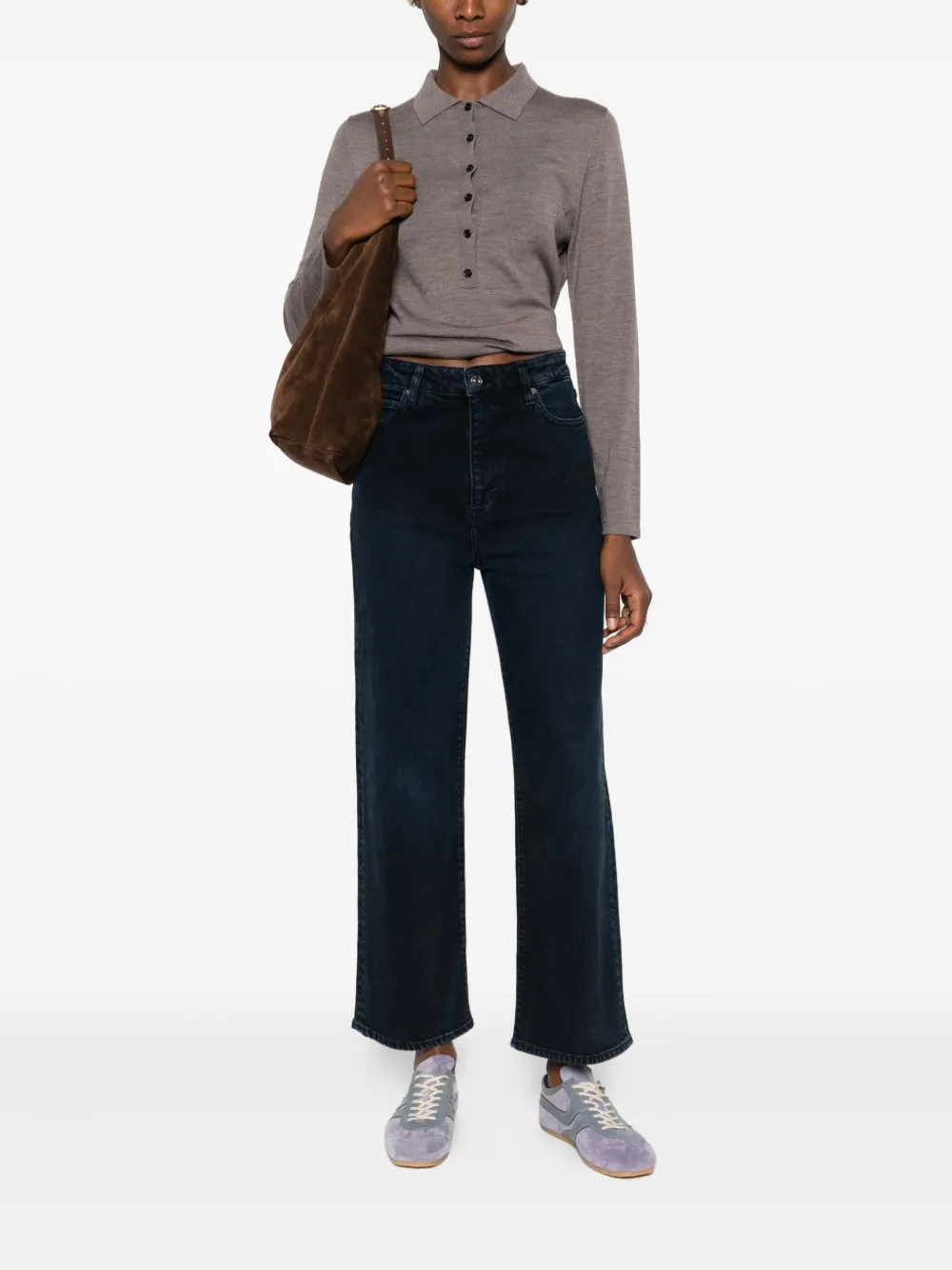 FRAME buttoned jeans - Blauw