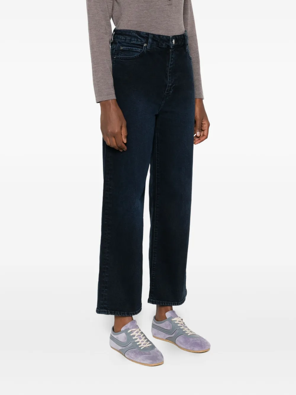 Frame Buttoned Jeans In Blue
