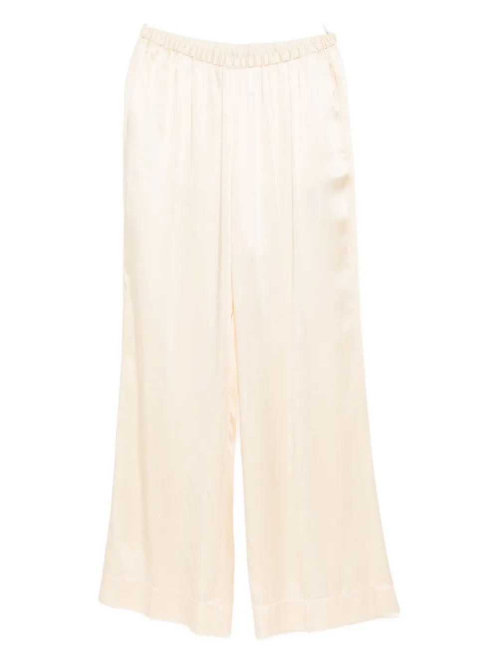 Forte Forte pinstriped satin pants | Neutrals | Image 1
