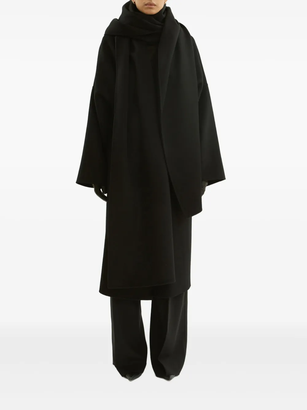 La Collection Wollen sjaal - Zwart
