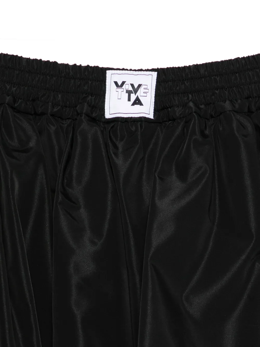 Vivetta Bubble-hem Mini Skirt In Black
