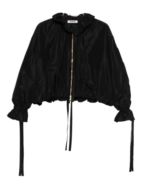 Vivetta ruffled zip-front jacket