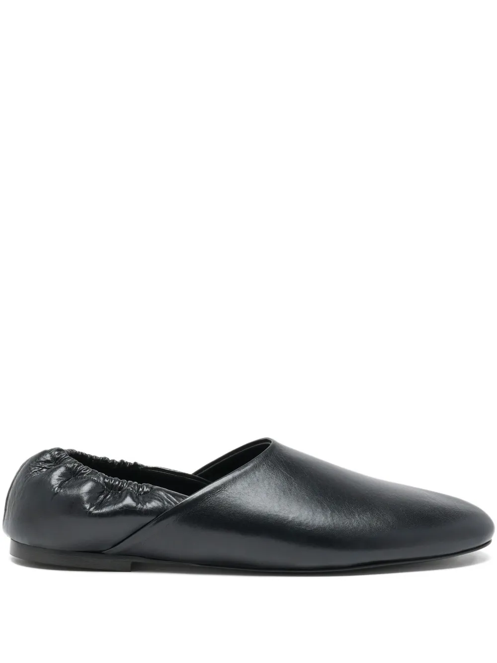 Proenza Schouler elasticated-back leather slippers Black