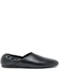 Proenza Schouler elasticated-back leather slippers - Black