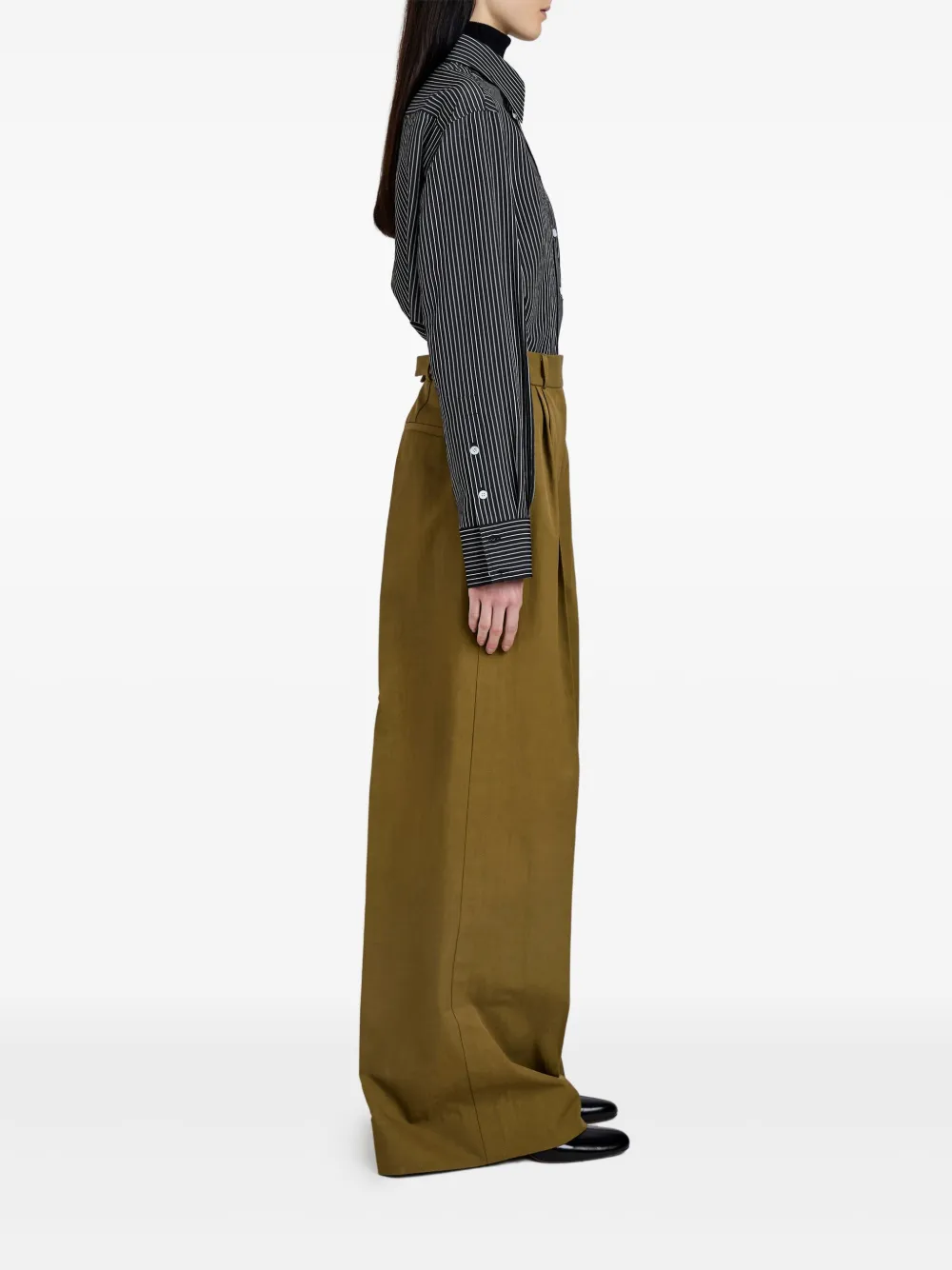 Proenza Schouler Gestreept blouse Zwart