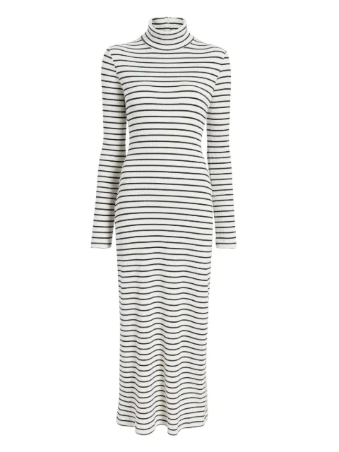 Proenza Schouler White Label Frances striped turtleneck midi dress