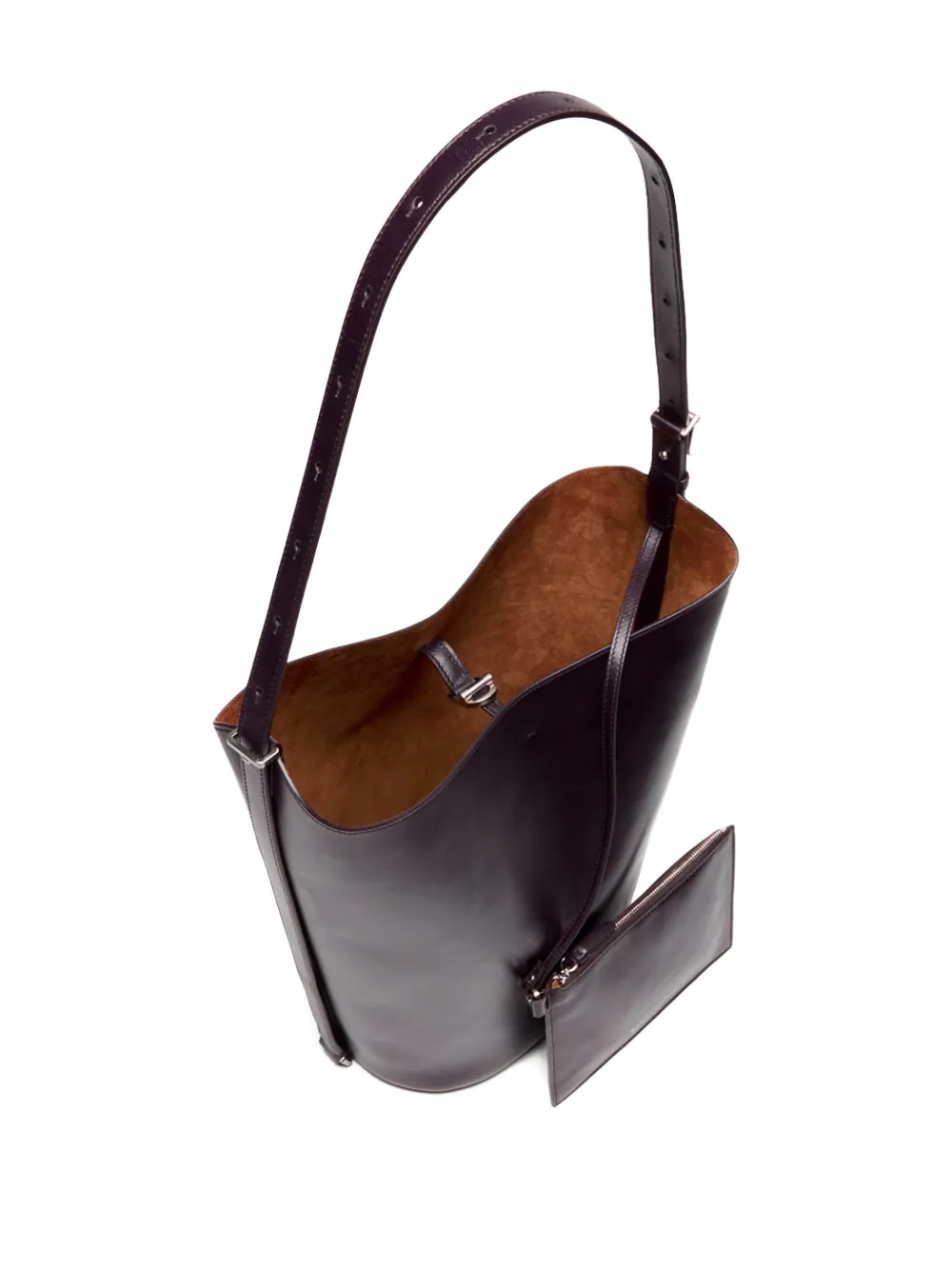 Proenza Schouler Shopper met gesp Bruin