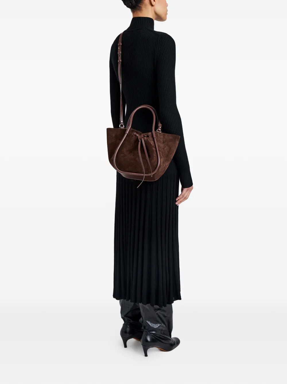 Proenza Schouler Shopper met trekkoordsluiting Bruin