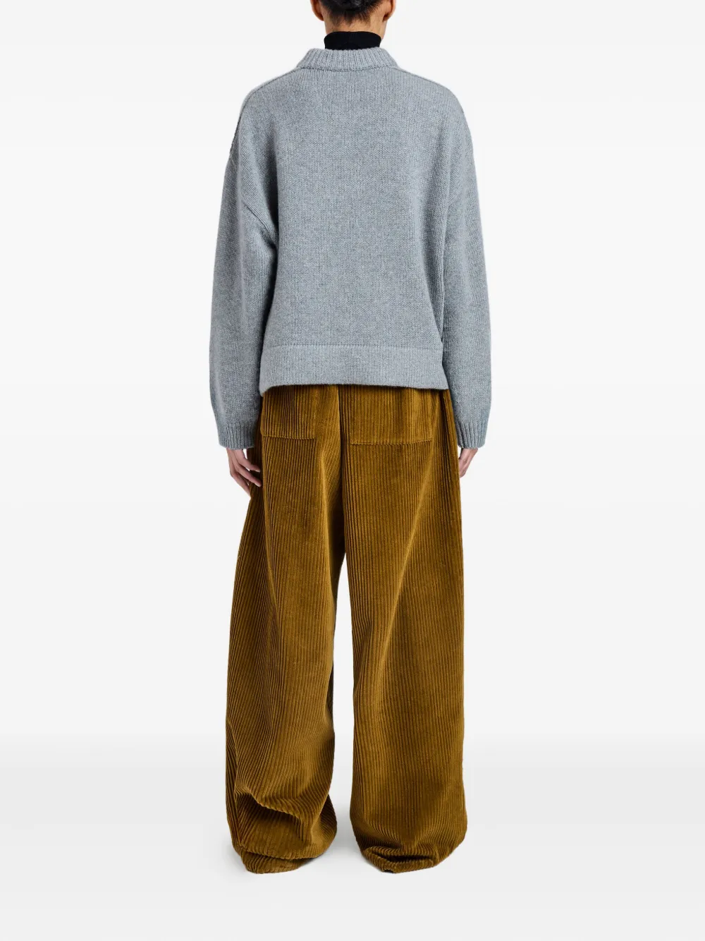 Proenza Schouler Kasjmier trui met ronde hals Grijs