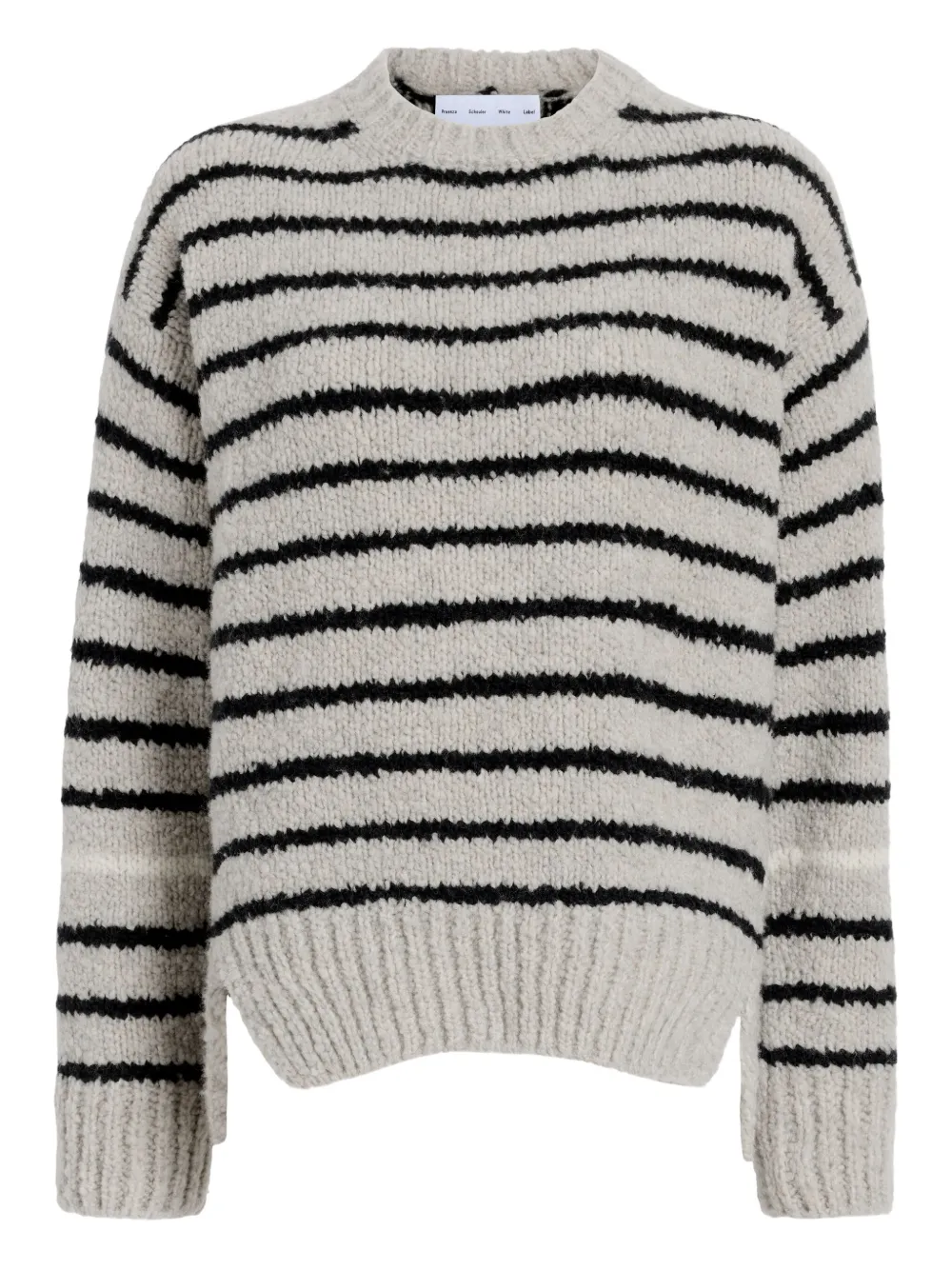 Proenza Schouler White Label Leonie striped wool sweater | Neutrals | Image 1