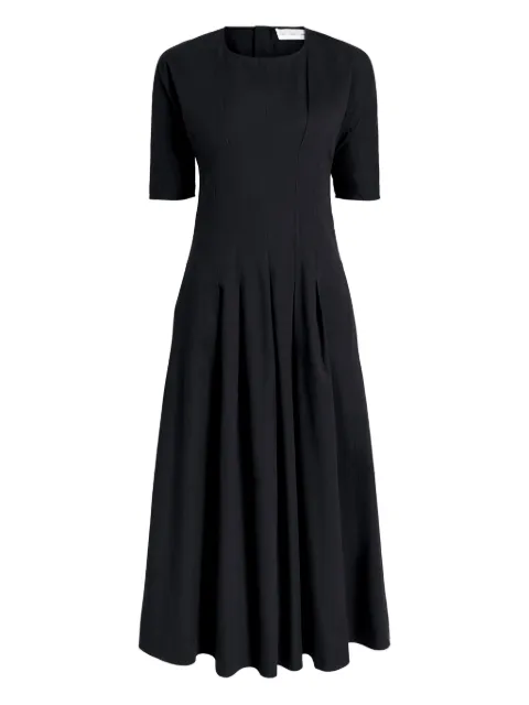 Proenza Schouler White Label Ainsley pleated short-sleeve midi dress