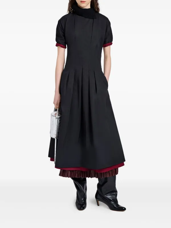 ainsley midi dress Azure Eyelet Ainsley Midi Dress