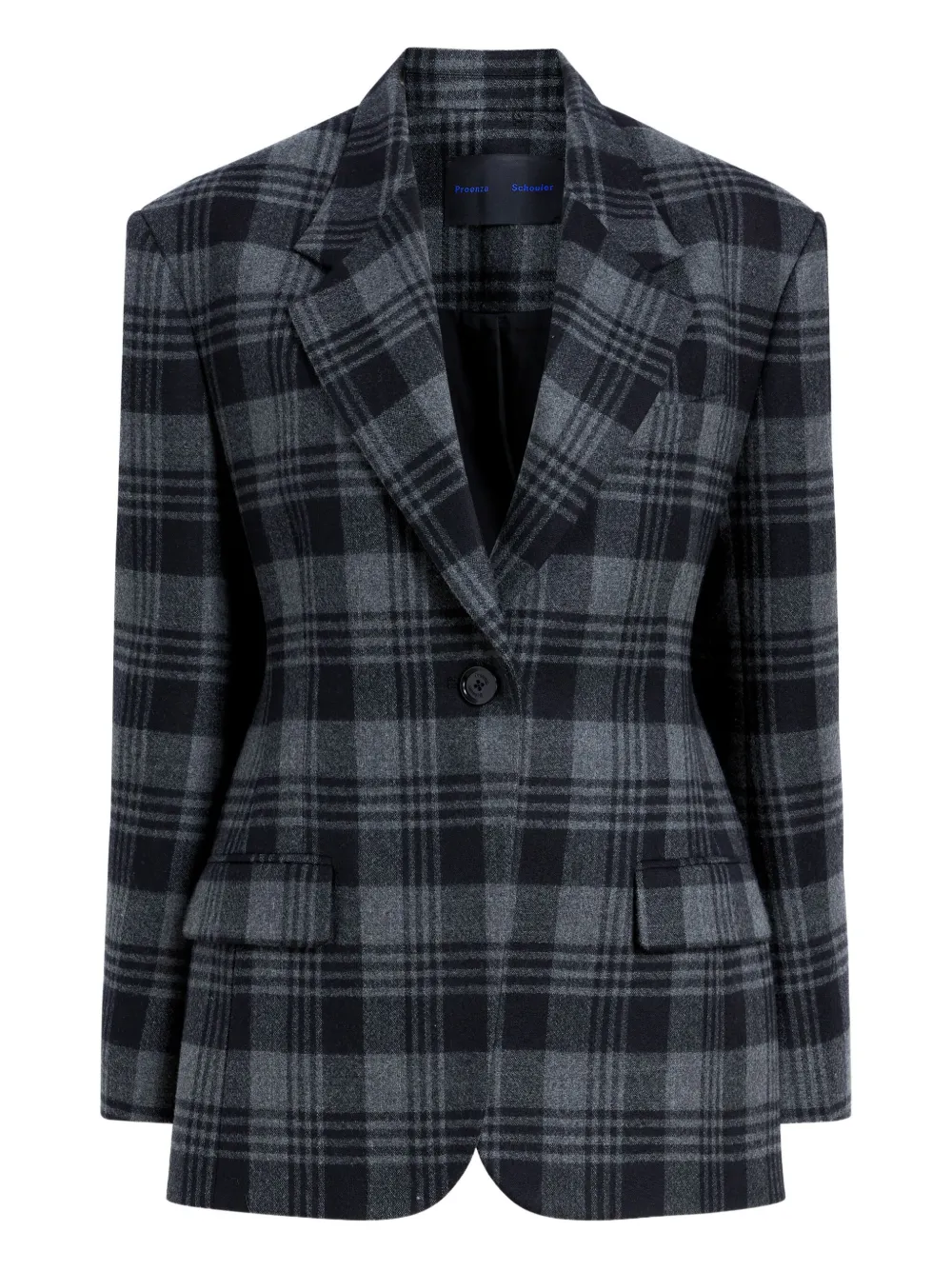 Proenza Schouler checked wool blazer | Grey | Image 1